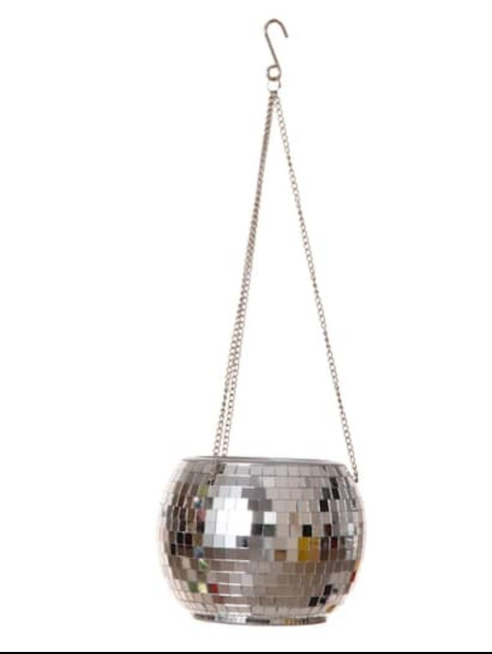 6" Disco Ball Hanging Planter